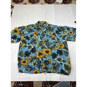 Men’s Bulls Eye AOP Hawaiian Shirt Size XXL